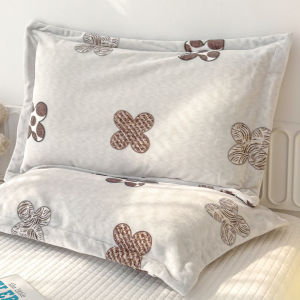 Winter Childrens Milk Velvet Pillowcase 30x50 Single Inner Core Case 40x60 Cartoon Active Printing Home Use Warmth