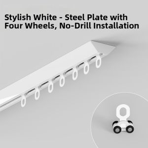 SHELIANKE | Ultra-thin Silent Ceiling Installation Curtain Track