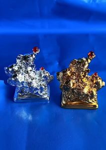 (ราคาต่อคู่) ปลาเงินปลาทอง ทำจากเรซิน 8cmx9cm #ของศิริมงคล ประดับบ้าน.T78