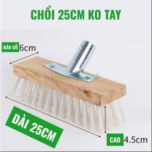 Chổi Chà Sàn Chổi Sợi Cước Cán Dài Chà Sàn Công nghiệp Vệ Sinh Sân Vườn Kích Thước 25cm 30cm 50cm 80cm Dễ Dàng Sử Dụng