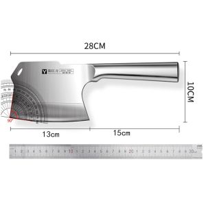 All steel axe knife for cutting bone chopping knife home chopping big bone knife butcher commercial butcher butcher knife
