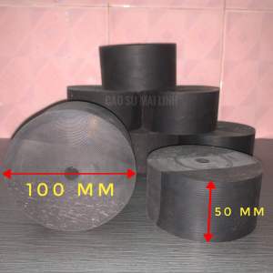 Cao su giảm chấn đường kính 100 (mm) Cao su kê chân máy Cao su chống rung đường kính 100 (10cm) - không ốc