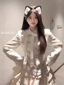 CHANGTONG | Elegant and Chic Suit Short Jacket Skirt Set