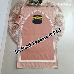 SAJADAH TRAVEL / SAJADAH SOUVENIR Sajadah JUMBO Ukuran 105 x 60 ( ISI 10 PCS )