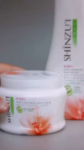 Paket Hemat Shinzui Lightening Body Lotion + Body Scrub - 100 + 100 ml - 200 + 200 ml - Virgo Shoop