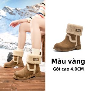 Semir | Giày Tuyết Nữ Dày Phủ Bắp Cẳng Chân Mỏng Mới 2026