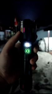 SENTER LED COBA F-351 M80 - SUPER TERANG - ZOOM DAN POWERBANK - DIGITAL DISPLAY - TYPE C - TAHAN LAMA