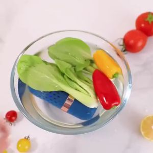 XIAOMI 99.9% IPX7 Donlim capsule USB Wireless Fruit Vegetable Washer Food Purifier for Seafood Rice Meat Food Cleaner 果蔬净化器 Food Purifier Household Pesticide Disinfection vegetables