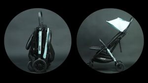 Akeeva Self-Fold Travel Stroller (Smart-Fold)