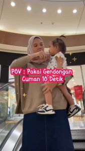 Gendongan Bayi Samping GEOS Spons BY-44-GB Gendongan Terbaru 2023 Gendongan BABY LEON Gendongan Kaos Multifungsi Gendongan Bayi Sling Baby Carrier Hipseat
