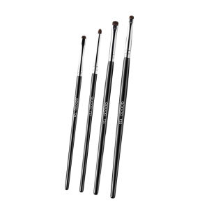 MONLEYTA | Bộ chải trang điểm chi tiết nhỏ ngựa lông Chải tán mịn Chải che khuyết điểm Chải kẻ mắt di động Bộ chải trang điểm mắt