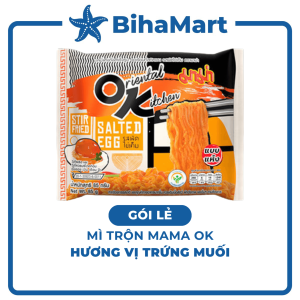 [GÓI LẺ] - MAMA OK - Mì xào Mama OK Trứng Muối (85g/gói) - Mì xào Trứng Muối Thái Lan Mama mì Trứng Muối gói