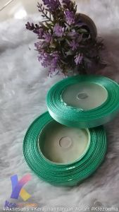 Pita Satin 1cm 3/8 inchi 25 yard Sedia Berbagai Macam Warna