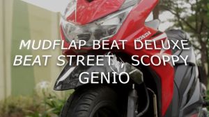 MUDLAP BEAT DELUXE SCOOPY GENIO 2020 2021 2022 2023 2024 MUDFLAP PENAHAN LUMPUR KOLONG DINAMO MESIN