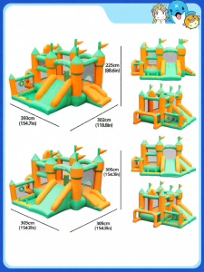 DOCTOR DOLPHIN | Jumping Shooting Sliding Inflatable Castle