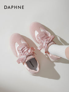 Daphne Ballet Dequn Shoes Womens 2025 New Summer Versatile Soft Bottom Casual Sports Shoes Thin Bottom White Sneakers Women