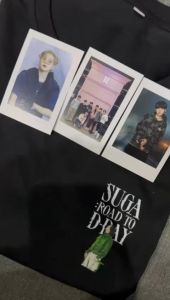 [COD] KAOS SUGA ROAD TO D-DAY ATASAN WANITA & PRIA KAOS KATUN COTTON COMBED 30S BAJU KATUN