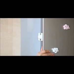 Pengaman Pintu Serbaguna Safety Lock Pengaman Anak Pengunci Kulkas Laci Lemari HM1015