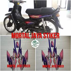 STIKER STRIPING LIS LES BODY HONDA ASTREA GRAND 1994 195 PINK UNGU