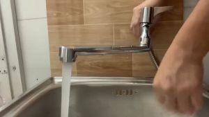 [HCM]Vòi bếp lạnh gắn tường KAG-RT14 cần dài  vòi chậu rửa chén bát âm tường nước mạnh sử dụng tốt