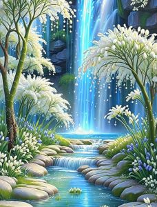 Kayou | New Arrival Number Oil Painting Mountain Scenery Kit Unframed Canvas Painting By Numbers DIYHandmade Artwork Wallfor House Decor