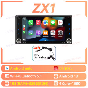 For Toyota Kluger Highlander 1 2001-2007 Android Radio 2Din Car Multimedia Head Unit Stereo 7" Screen Wireless Carplay Autoradio