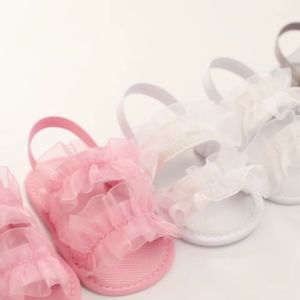 Summer boy baby girl cute PU sandals soft bottom non-slip baby shoes First Walkers walking shoes
