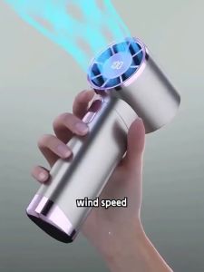 8000MAH Bladeless Handheld Small Fan Portable High Speed Rechargeable Turbo Fan With 100 Gear Super