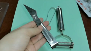 3Pcs Stainless Steel Vegetable Peeler Set Julienne Grater For Efficient Fruit And Carrot Peeling