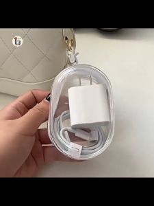 Ví đựng cốc sạc điện thoại bằng nhựa PVC chống thấm nước ví mini đựng tiền thiết bị điện tử