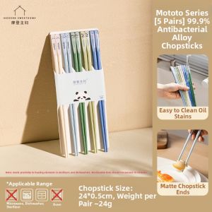 MODERN SWEETHOME | Antibacterial Mold-Resistant Personal Alloy Chopsticks