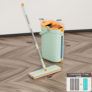 Homettler | Auto-water-wringing Flat Mop for Home Cleaning