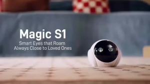 Camera Robot Thông Minh Famue Magic S1 Với Âm Thanh Hai Chiều Tự Động Sạc Giám Sát Thú Cưng Và Trẻ Em Điều Khiển Từ Xa Bằng Ứng Dụng Tuya Hỗ Trợ Lên Đến 512GB