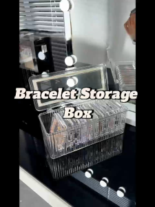 Bracelet Storage Box / Transparent Jewelry Storage Box / Storage Organiser / Acrylic Plastic Portable Box