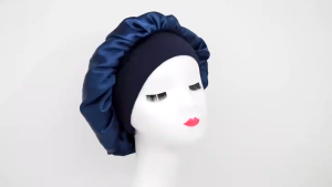 【COD】Hair Sleeping Cap Hat for Girls Wide Comfortable Bath Hair Care Silk Night Sleep Women Hair Cap