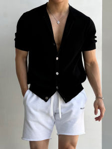 DAVID&ME | Breathable Casual Loose Mens T-Shirt Black