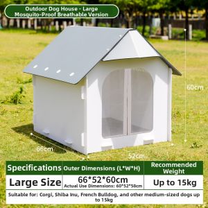 FENGCAO | All-Weather Waterproof UV-Resistant Thermal Insulation Dog House