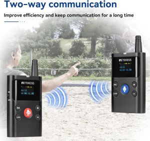 Retekess TT126 Two-Way Tour Guide System Walking Tour Headsets  Assisted Listening System 280m/918ft Noise ReductionTranslation Equipment for Horse Training VIP Reception Court Interpretation
