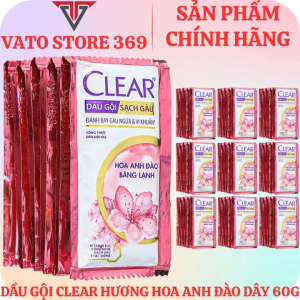 Dầu gội CLEAR hương hoa anh đào dây 60g