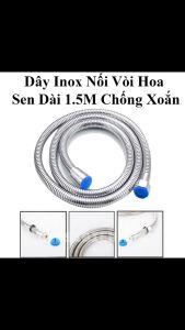 Dây Nối Vòi Hoa Sen Dài 1.5m Bằng Inox
