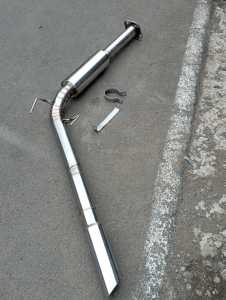 knalpot pajero samping side exit pajero