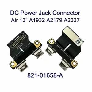 Original New For Macbook Air 13" A1932 A2179 A2337 USB-C Connector Power DC Jack 821-01658-03 821-01658-A Late 2018 2019 2020