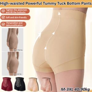 High-waisted Powerful Tummy Tuck Bottom Pants Plus Size Waist-raising Butt-Lifting Safety Panty