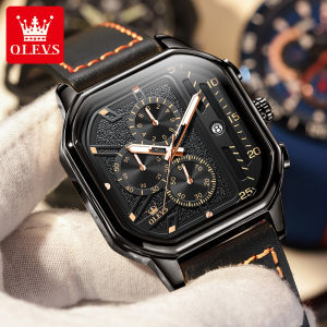 OLEVS Sports Watch For Men Original Waterproof Imported Quartz Movement multifunctional Luminous Calendar Men Watch