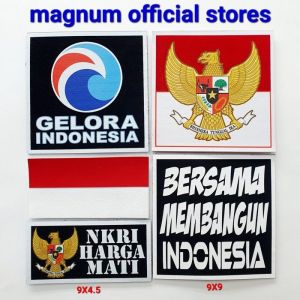 Kemeja GELORA GELOMBANG RAKYAT Tactical PDL S - 5XL Free Bonus 5 Emblem Patch Prepet Perekat Velkro Army