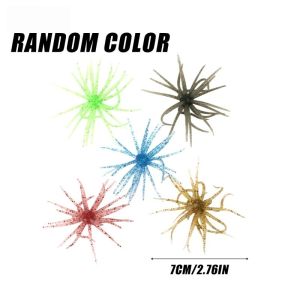 30Pcs Floating Soft Bait Tentacled Sea Urchin Nest Soft Worm for Metal Head Jig Perch Mandarin Fish Snakefish Catfish