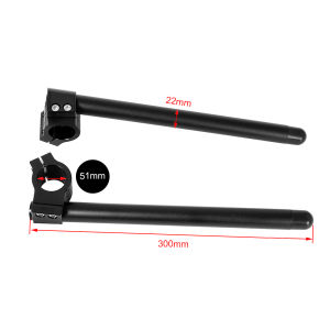 Motorcycle Handlebars Handle Bar Racing Clip On Fork Tube Handle Bar 31 32 33 35 36 37 39 41 45 48 50 51mm For Harley Cafe Race