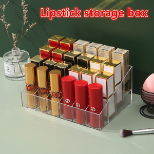 24 Grid Lipstick Holder Acrylic Cosmetics Storage Box Can Store And Sort Lipstick Nail Polish And Jewelry Display Rack