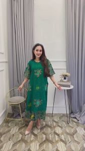 DASTER MAURA BATIK CAP RAYON GRADE A BUSUI RESLETING DEPAN TERBARU DASTER CAP SOFT BATIK PREMIUM