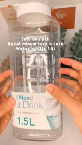 Bình Nước Nhựa LocknLock Chess Water Bottle 1L và 1.5L HAP810 - HAP812